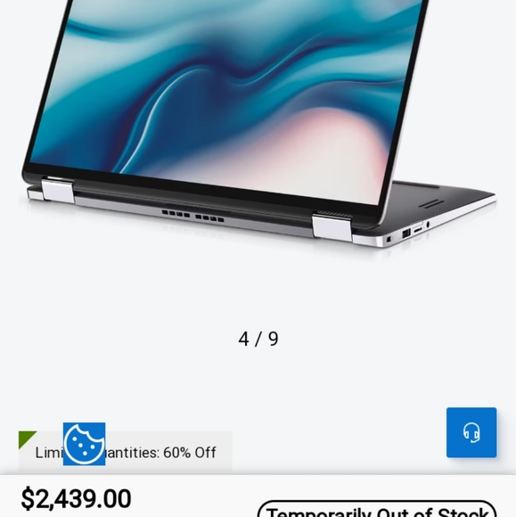 Dell Intel core i7 vpro latitude 9410 touchscreen 2 n 1 - Picture 2 of 3